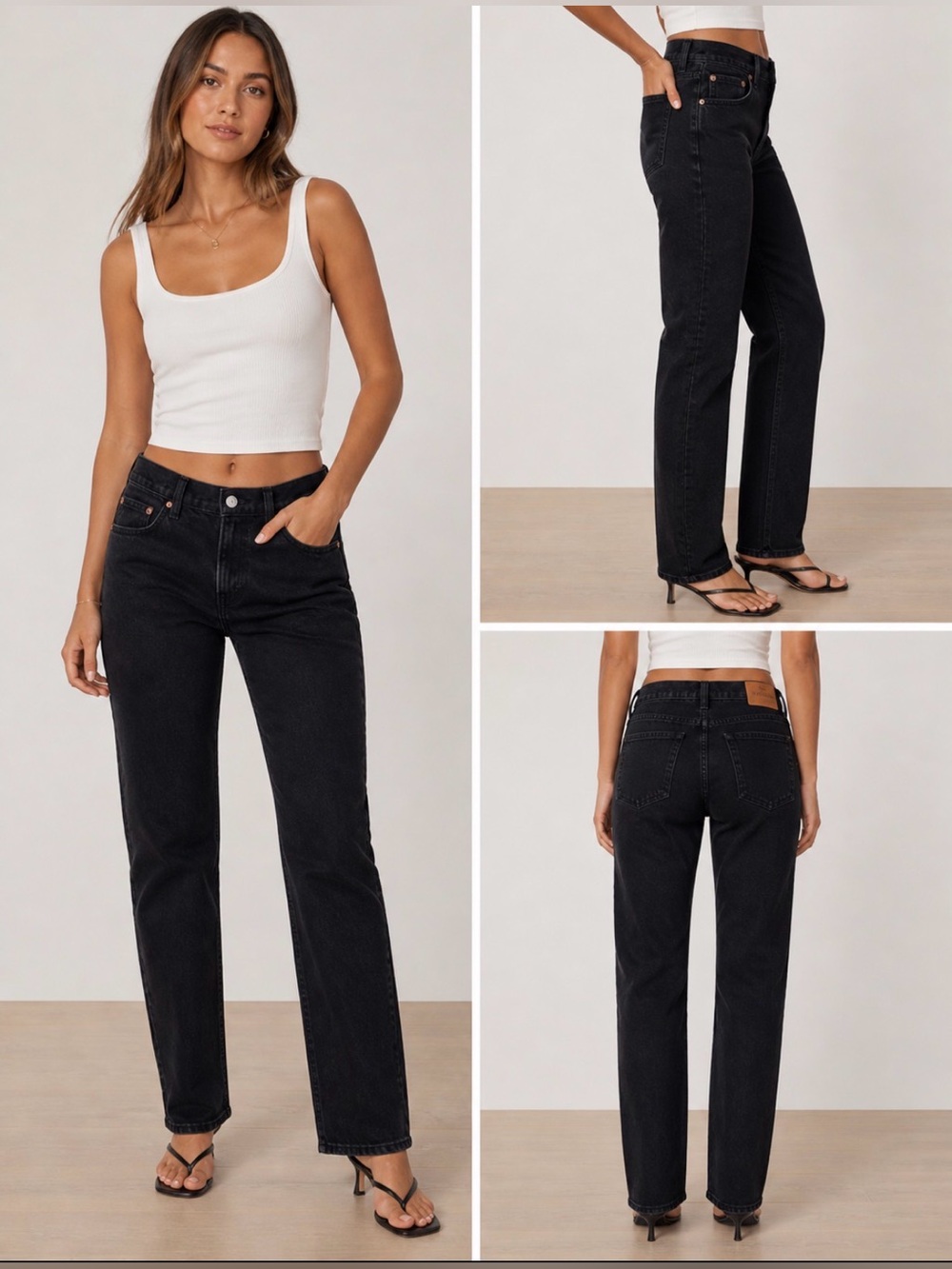 NWT Abercrombie & Fitch Mid Rise 90’s Straight Jeans - Size 28R